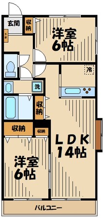 ラフィネ青葉台の物件間取画像